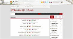 Desktop Screenshot of adatbank.mlsz.hu